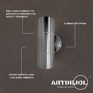 Foto 3 | Foto 3 | Arbotante Led Para Pared Decorativo Aluminio Tubo