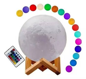 Foto 6 | Foto 6 | Lámpara de Luna Genérico con Control