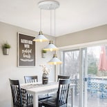 Lámpara Colgante Retro De Techo De Metal Con 3 Cabezales - Venta Internacional.