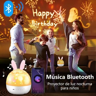 Foto 2 | Foto 2 | Proyector Lampara Estrella Noche Recargable Para Bebés Niños Eo Safe Imports Esi-13116 Blanco