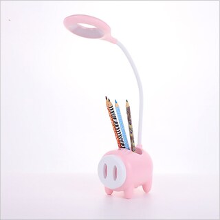 Foto 1 | Foto 1 | Lámpara de Escritorio Fdik Led Cartoon Pig Touch con Batería Recargable - Venta Internacional