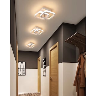 Foto 3 | Foto 3 | Lámpara de Techo Acrílica Led Cuadrada 22w 240mm - Blanca - Venta Internacional