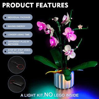 Foto 4 | Foto 4 | Kit De Iluminación Brickbling Para Lego 10311 Orchid Con Luces Led - Venta Internacional.