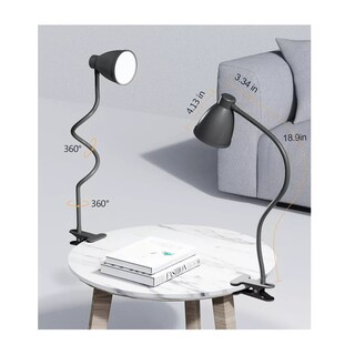 Foto 2 | Foto 2 | Lámpara de Escritorio Led Portátil Eo Safe Imports ESI-16902 Negro