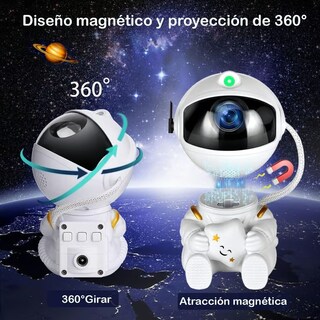Foto 3 | Foto 3 | Mini Proyector De Astronauta Con Proyeccion De Galaxia