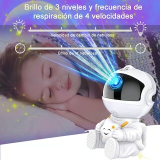 Foto 4 | Foto 4 | Mini Proyector De Astronauta Con Proyeccion De Galaxia