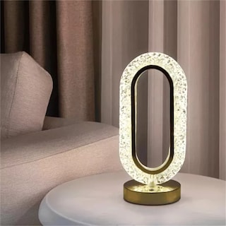 Foto 3 | Foto 3 | Lámpara De Mesa Led De Cristal 3d Luz Noche Usb Aigostar