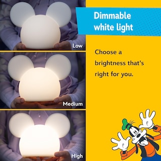 Foto 3 | Foto 3 | Batería Usb Y Batería Squishy Light De Mickey Mouse De Disney Que Cambia De Color - Venta Internacional.