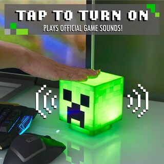 Foto 6 | Foto 6 | Lámpara De Escritorio Paladone Minecraft Creeper Con Sonidos Oficiales - Venta Internacional.