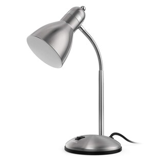 Foto 1 | Foto 1 | Lámpara De Escritorio Lepower De Metal Ajustable Con Cuello De Ganso Plateada - Venta Internacional.