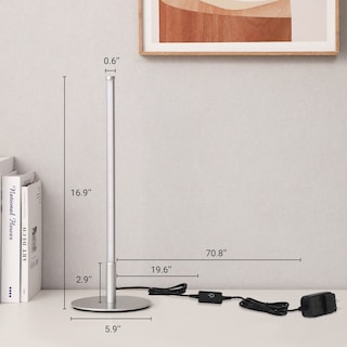 Foto 5 | Foto 5 | Lámpara Led De Mesa Edishine, Mesita De Noche Minimalista, 6 W, Color Plateado - Venta Internacional.