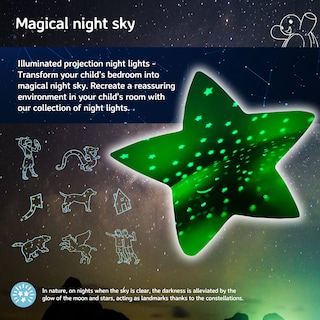 Foto 6 | Foto 6 | Proyector Nightlight Star Cloud De Twilight Turtle Green - Venta Internacional.