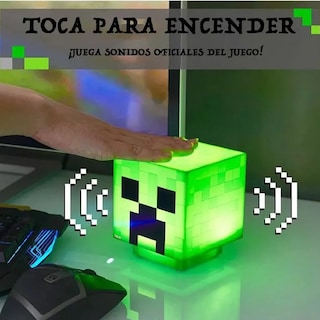 Foto 2 | Foto 2 | Lámpara De Minecraft Lab.g Usb Verde