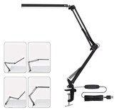 Lámpara De Escritorio Led Brazo Oscilante De 360° 3 Modos.