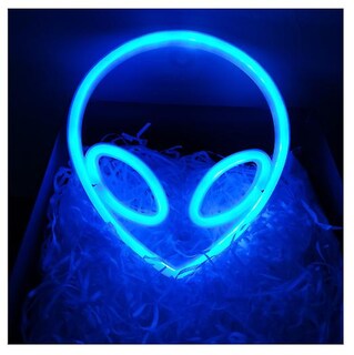 Foto 1 | Foto 1 | Letrero De Neón Con Forma De Alienígena, Lámpara De Pared Led - Venta Internacional.