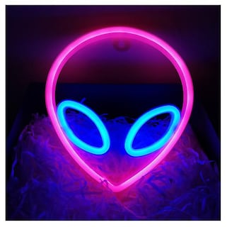 Foto 3 | Foto 3 | Letrero De Neón Con Forma De Alienígena, Lámpara De Pared Led - Venta Internacional.