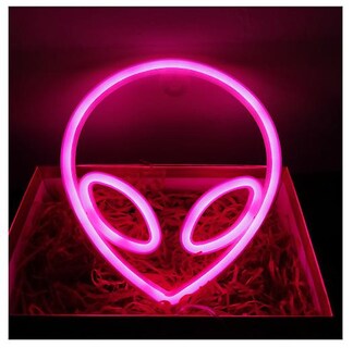 Foto 5 | Foto 5 | Letrero De Neón Con Forma De Alienígena, Lámpara De Pared Led - Venta Internacional.