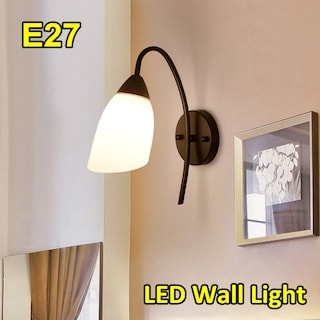 Foto 1 | Foto 1 | Lámpara Led De Pared Para Dormitorio, Cristal E27, Diseño Moderno - Venta Internacional.