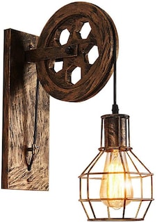 Foto 5 | Foto 5 | Lámpara De Pared Home-neat Light Vintage Cage Iron Bronze 220v - Venta Internacional.