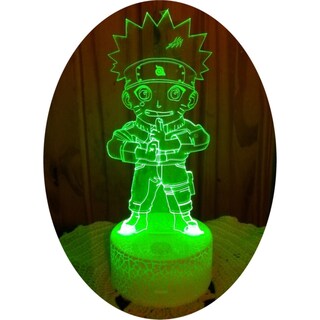 Foto 1 | Foto 1 | Lámpara 3d Illusion Mini Usumaki De 7 Colores Led De Anime Con Usb - Venta Internacional.