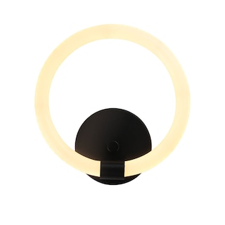 Foto 1 | Foto 1 | Lampara Arbontante De Pared Led Hoop Luxica Lighting Negro