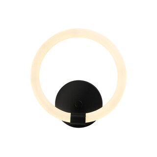 Foto 4 | Foto 4 | Lampara Arbontante De Pared Led Hoop Luxica Lighting Negro