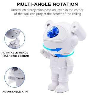 Foto 6 | Foto 6 | Lámpara para Proyector Astronaut Galaxy con Altavoz Bluetooth - Venta Internacional
