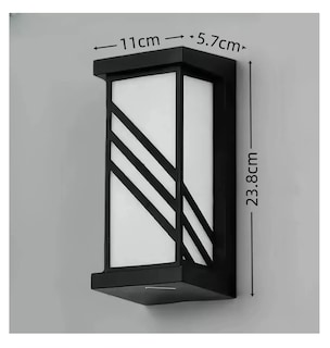Foto 3 | Foto 3 | Lámpara de Pared Moderna Led para Interior y Exterior Negro