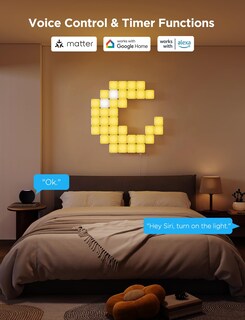 Foto 6 | Foto 6 | Paneles De Pared Led Govee Minipanel De Luces Rgbic, 20 Unidades - Venta Internacional.