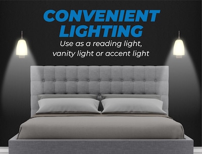 Foto 5 | Foto 5 | Lámpara De Pared Westek Led Funciona Con Pilas Paquete De 2 100 Lúmenes - Venta Internacional.