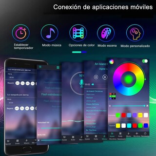 Foto 2 | Foto 2 | Tira LED RGB Smart WiFi 20m con Control por Voz y Programación Inteligente