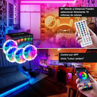 Foto 4 | Foto 4 | Tira LED RGB Smart WiFi 20m con Control por Voz y Programación Inteligente