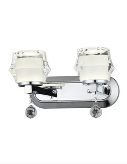 Foto 1 | Foto 1 | Arbotante Moderno de 2 Luces con LED para Sala Comedor o Lobby Plateada