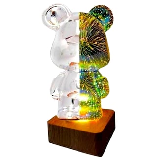 Foto 1 | Foto 1 | Luz Nocturna Gzkpl Twinkle Bear 3d Para Fuegos Artificiales Que Cambian De Color - Venta Internacional.