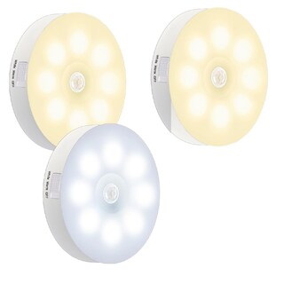 Foto 1 | Foto 1 | Luz Led Sensor De Movimiento Interior 3 Pzs Eo Safe Imports Esi-15531 Multicolor