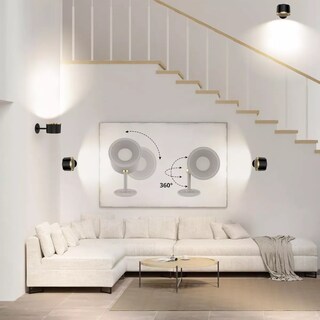 Foto 3 | Foto 3 | Lámparas De Pared Bombillas Led Recargables, 2pzs Eo Safe Imports Esi-15527 Negro