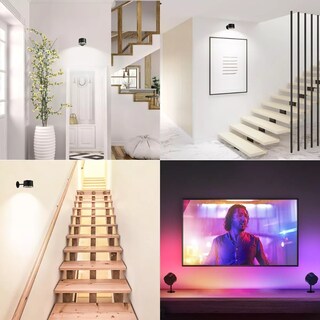 Foto 4 | Foto 4 | Lámparas De Pared Bombillas Led Recargables, 2pzs Eo Safe Imports Esi-15527 Negro