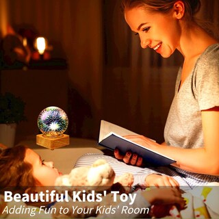 Foto 4 | Foto 4 | Lámpara De Mesa Gzkpl Twinkle 3d Firework Ball Light Usb - Venta Internacional.
