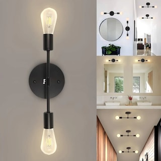 Foto 3 | Foto 3 | Lámpara De Techo Belug Moderna Lámpara De Pared Decorativase Negro