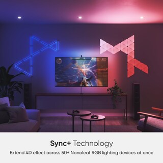 Foto 6 | Foto 6 | Kit Lightstrip Nanoleaf, Cámara De Sincronización De Tv 4d De 85 Pulgadas, Televisores Y Monitores - Venta Internacional.