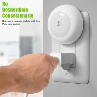 Foto 4 | Foto 4 | Paquete De 2 Luces Nocturnas Enchufables A La Pared Eo Safe Imports Esi-19910 Blanco