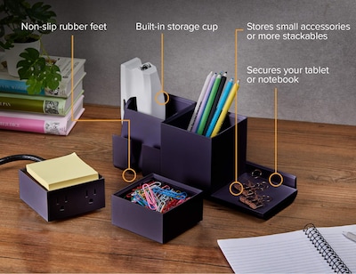 Foto 3 | Foto 3 | Organizador de Escritorio y Estación de Carga Bostitch Office Konnect - Venta Internacional