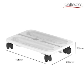 Foto 6 | Foto 6 | Base De Ruedas Craft Organizer Deflecto Stack 'n Go Caddy, Color Blanco - Venta Internacional.
