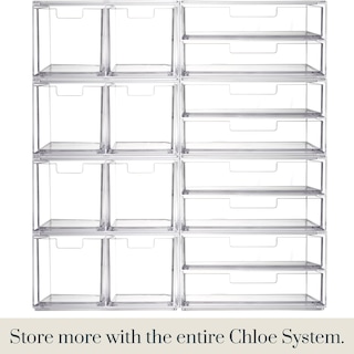 Foto 7 | Foto 7 | Organizador De Cajones Stori Chloe De Plástico Transparente (juego De 4 Cajones) - Venta Internacional.