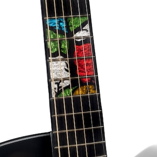 Foto 5 | Foto 5 | Guitarra Electroacústica Aureal AS-5DC BK color Negro Abeto Sólido y Caoba