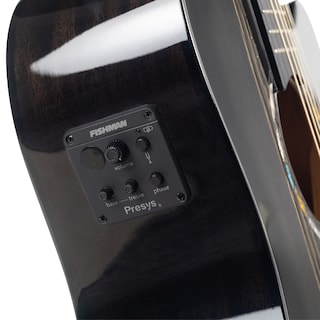 Foto 6 | Foto 6 | Guitarra Electroacústica Aureal AS-5DC BK color Negro Abeto Sólido y Caoba