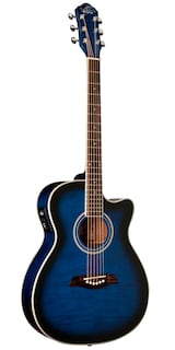 Foto 1 | Foto 1 | Guitarra Electroacústica Oscar Schmidt Oacef Azul
