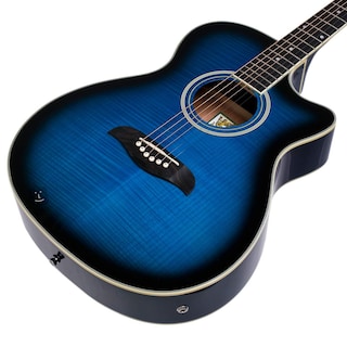 Foto 3 | Foto 3 | Guitarra Electroacústica Oscar Schmidt Oacef Azul