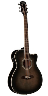 Foto 1 | Foto 1 | Guitarra Electroacústica Oscar Schmidt Oacef Negra