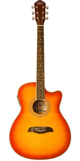 Foto 1 | Foto 1 | Guitarra Electroacústica Oscar Schmidt Oacef Naranja